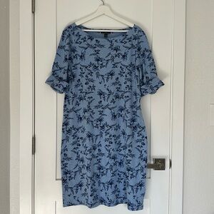 Karen Scott Light Blue Heather Sport Dress XL